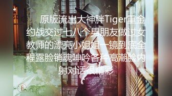 ❤️原版流出大神胖Tiger重金约战交过七八个男朋友做过女教师的漂亮小姐姐一镜到底全程露脸销魂呻吟各种高潮脸内射对话很精彩