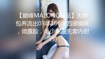 【巅峰MALONG精品】大神包养流出03年166大四眼镜妹，微露脸，毛少嫩逼无套内射 (3)