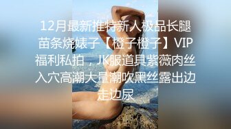 12月最新推特新人极品长腿苗条烧婊子【橙子橙子】VIP福利私拍，JK服道具紫薇肉丝入穴高潮大量潮吹黑丝露出边走边尿