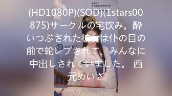 (HD1080P)(SOD)(1stars00875)サークルの宅饮み。酔いつぶされた彼女は仆の目の前で轮レプされて、みんなに中出しされていました。 西元めいさ