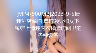 [MP4/900MB]2023-9-5情趣酒店偷拍 单位领导和女下属穿上情趣内衣体验房间里的各种设备